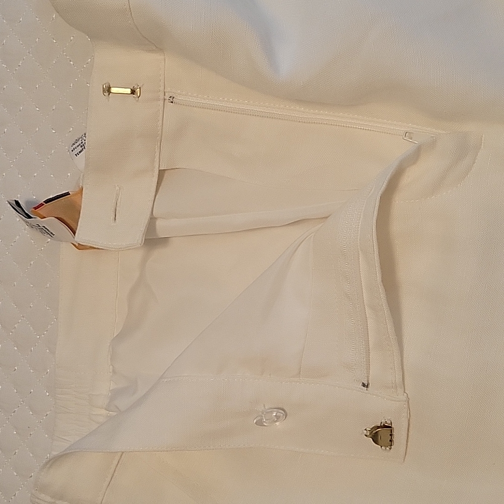 Ruby Rd. Fully Lined Linen Pants - Picture 3 of 7